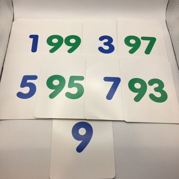 Set of 2 Learning Horizons Numbers Colors & Shapes in a Flash 50 Cards Visual - Picture 4 of 16